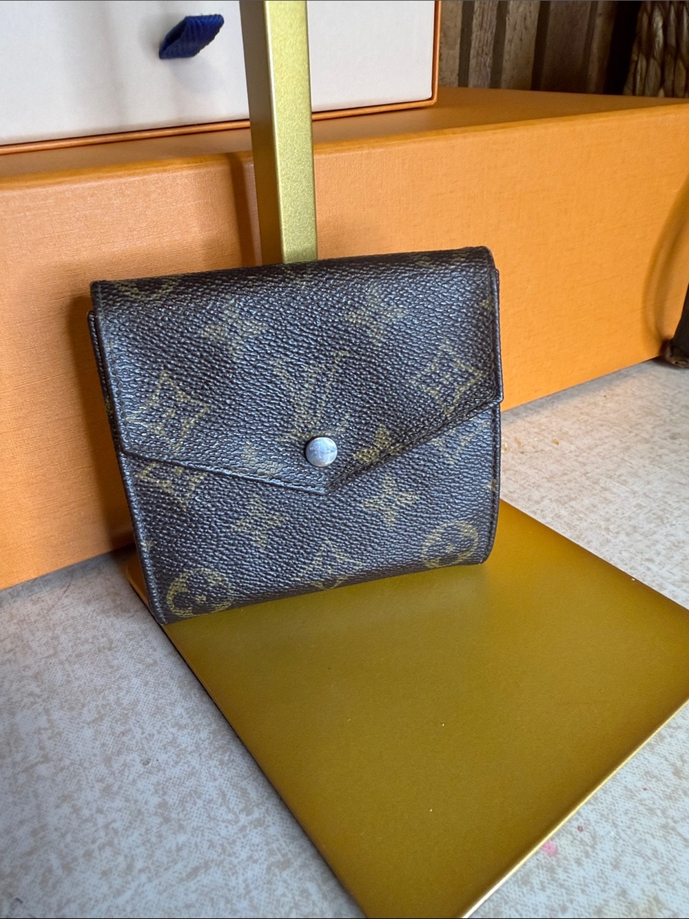 Louis Vuitton Monogram Canvas Compact Wallet